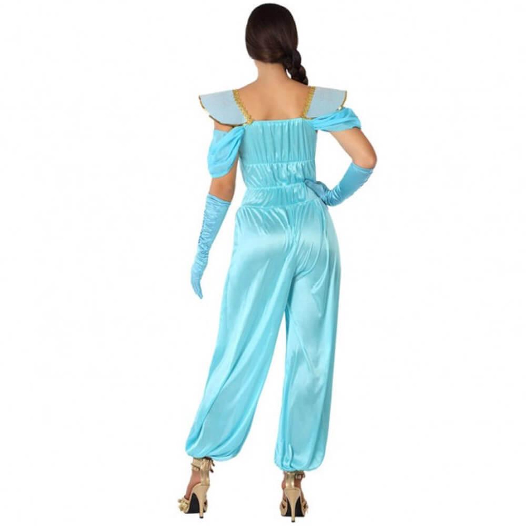 Voir la diapositive 3 : ATOSA Déguisement Princesse Arabe - Bleu - Femme - Taille XS/S - XS/S