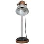 Voir la diapositive 3 : VIDAXL Lampe de bureau 25 W argent vintage 18x18x60 cm E27