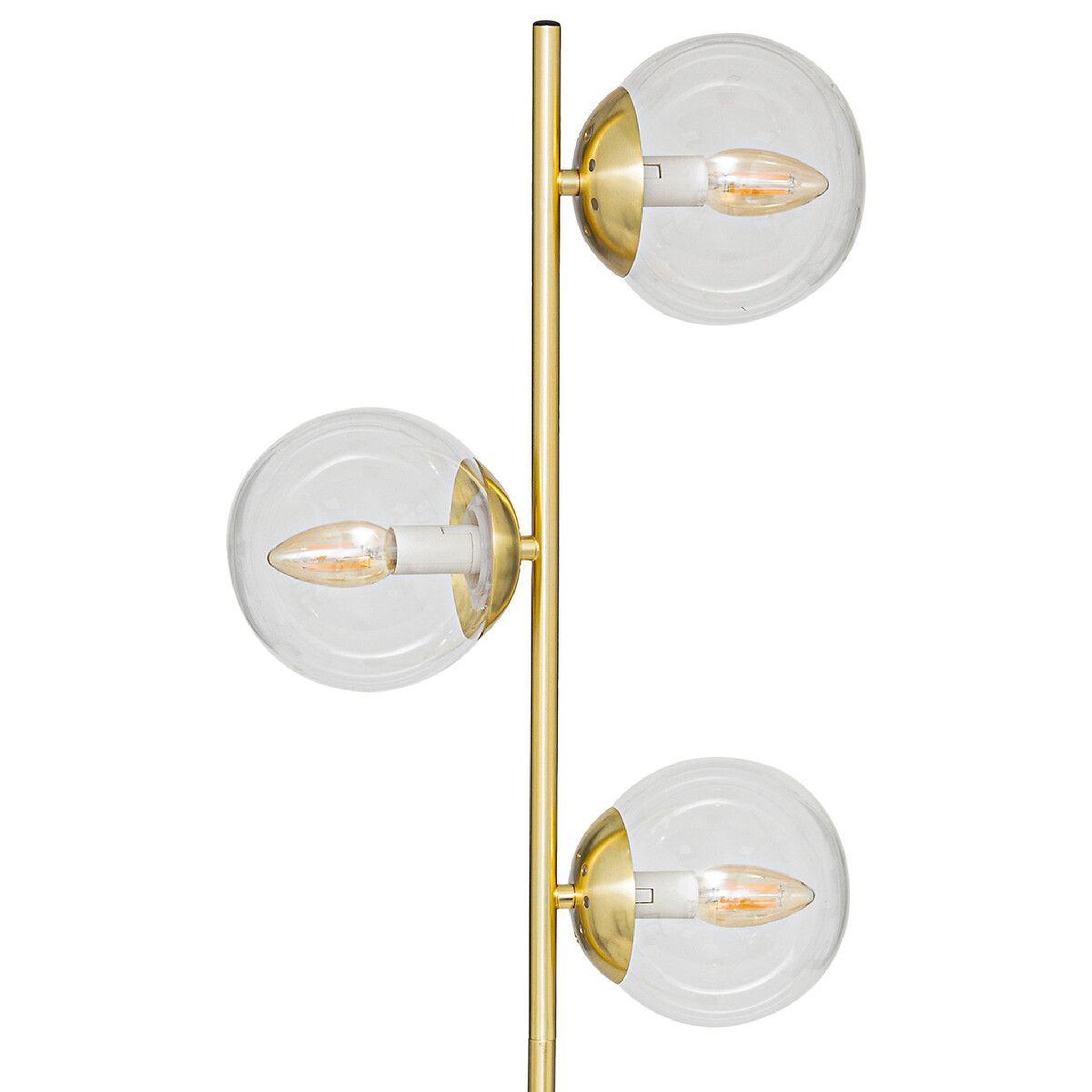 Voir la diapositive 2 : ATMOSPHERA Lampadaire en métal  le collectionneur  162cm or