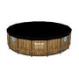 Voir la diapositive 6 : BESTWAY Piscine hors sol ronde Power Steel SwimVista tubulaire motif effet rotin tressé avec hublots 488x122cm  