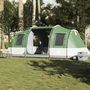 Voir la diapositive 3 : VIDAXL Tente de camping tunnel 4 personnes vert impermeable