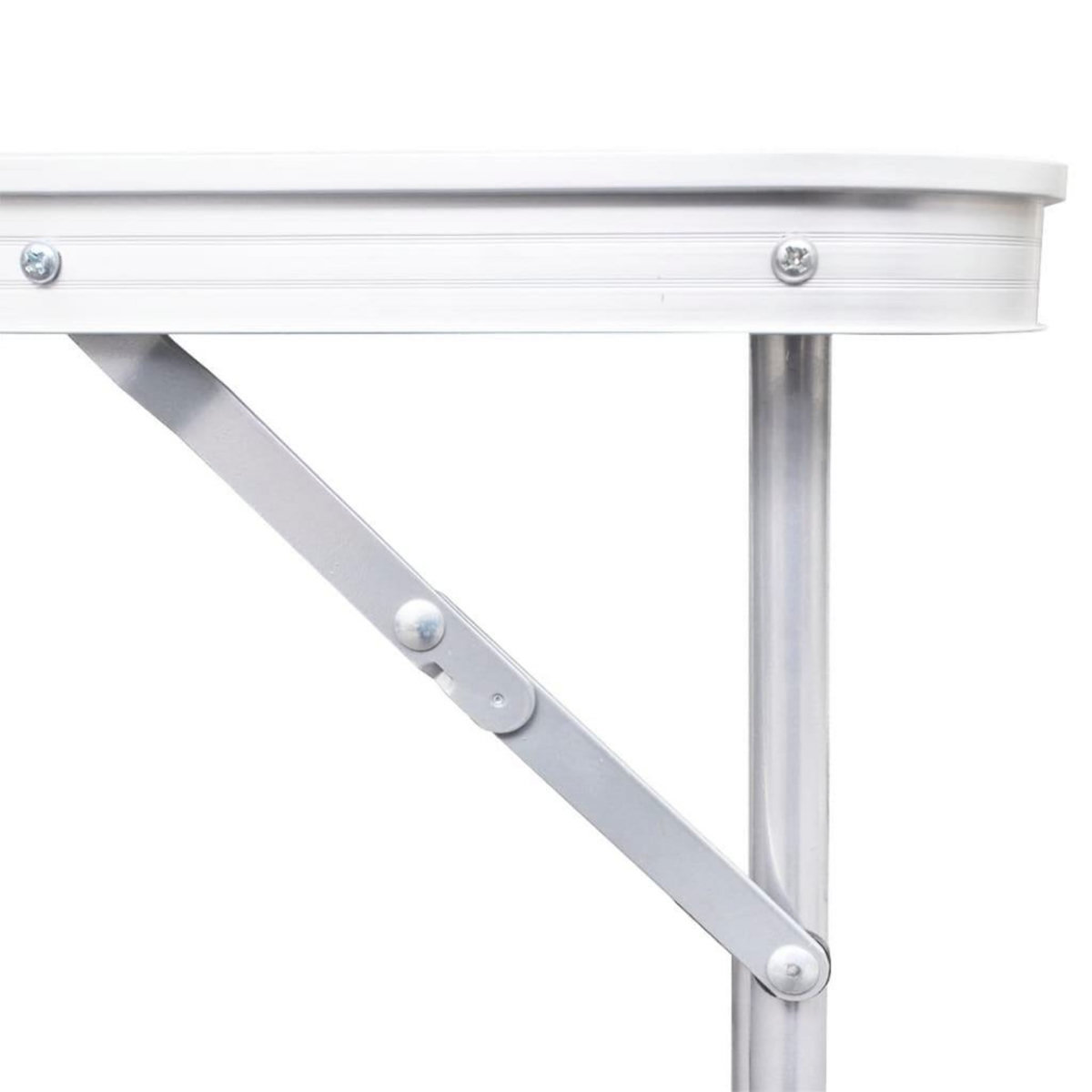 VIDAXL Table pliante de camping en aluminium avec hauteur ajustable