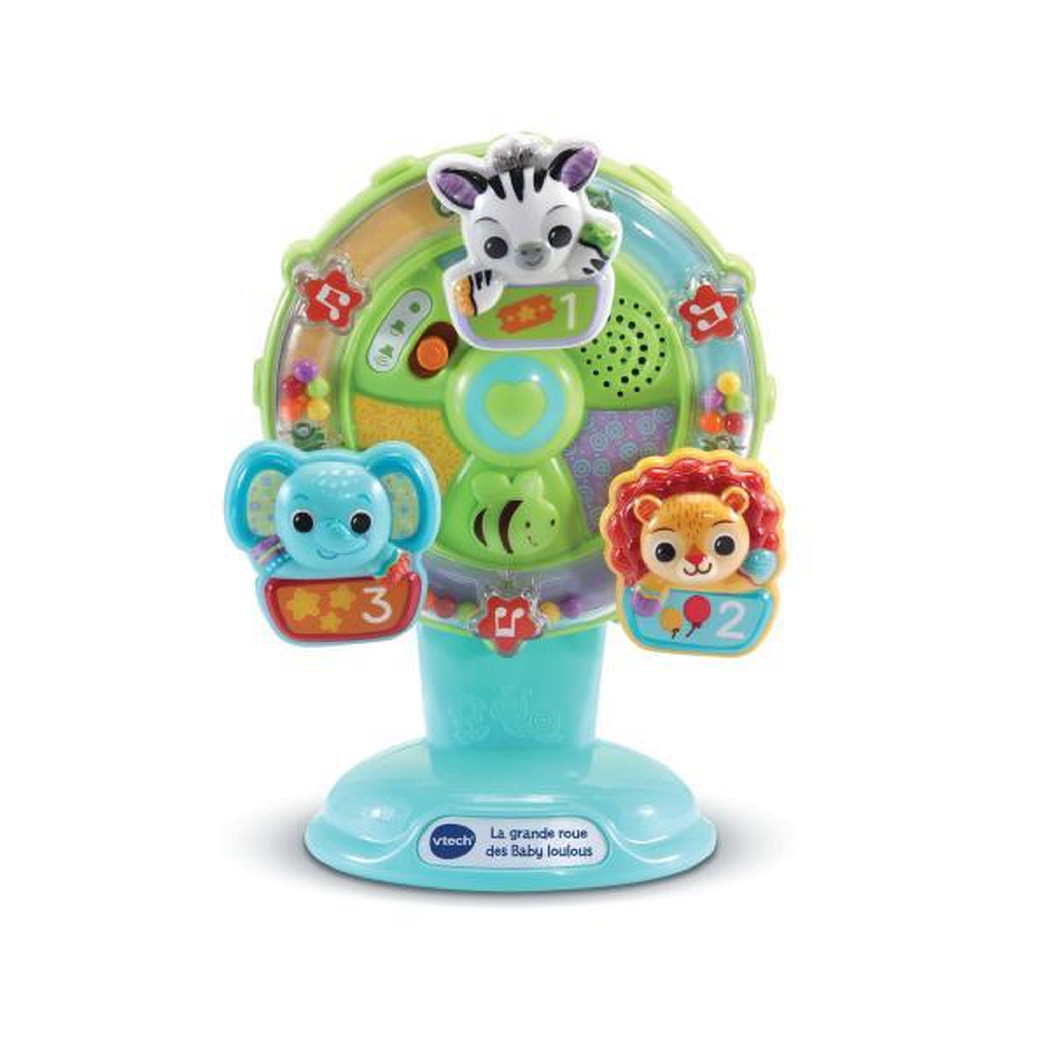 VTECH BABY VTECH BABY - La Grande Roue des Baby Loulous - Roue musicale avec ventouse anti-chute - Vert/Multicolore