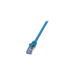 LOGILINK Câble réseau LogiLink CQ3026S Catégorie 6A 0,50 mètre bleu