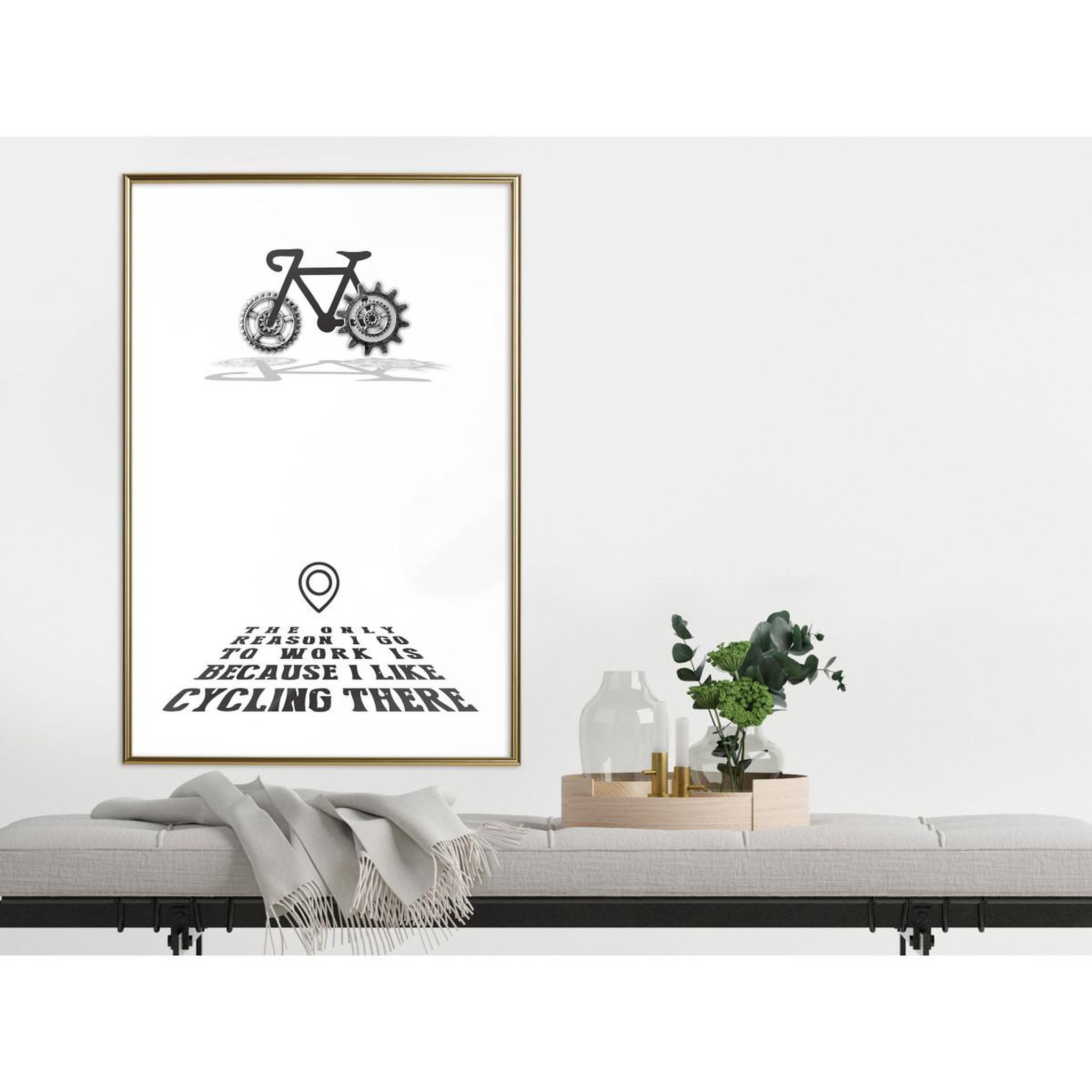 Voir la diapositive 2 : Paris Prix Affiche Murale Encadrée  Good Motivation
