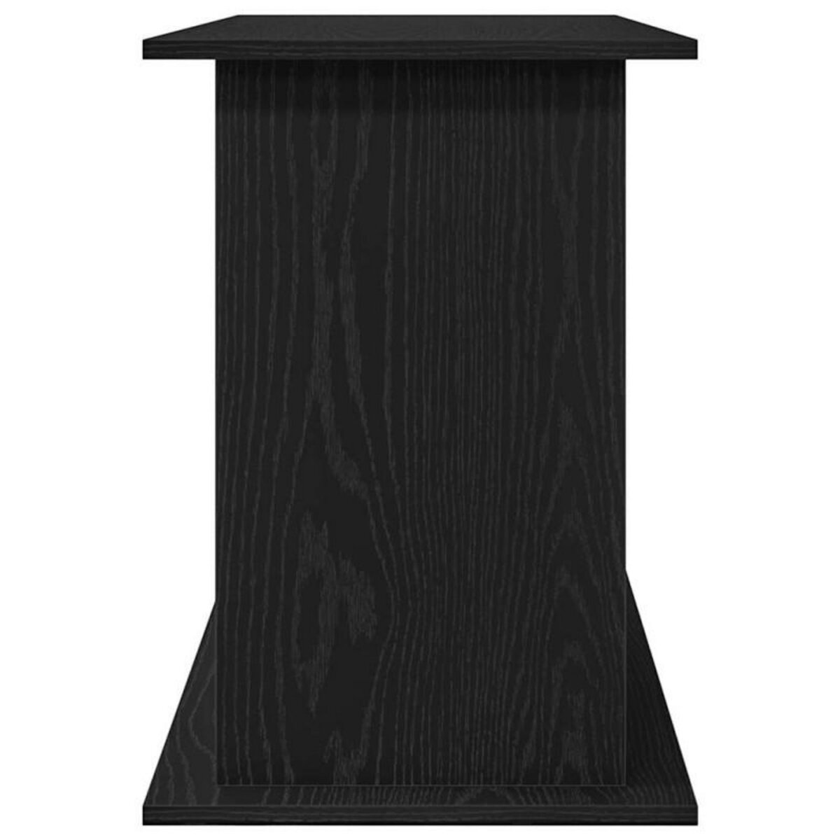 VIDAXL Support d aquarium chêne noir 101x41x58 cm bois d ingénierie