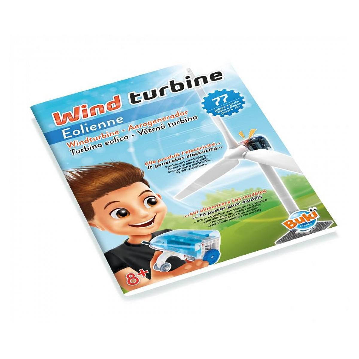 BUKI Éolienne Géante à Assembler pour Enfants - Projet Éducatif de 90 cm