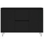 Voir la diapositive 5 : VIDAXL Buffet noir 104x35x70 cm bois d'ingenierie