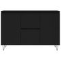 Voir la diapositive 5 : VIDAXL Buffet noir 104x35x70 cm bois d'ingenierie