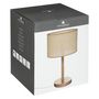 Voir la diapositive 4 : ATMOSPHERA Lampe à Poser Design  Della  42cm Beige