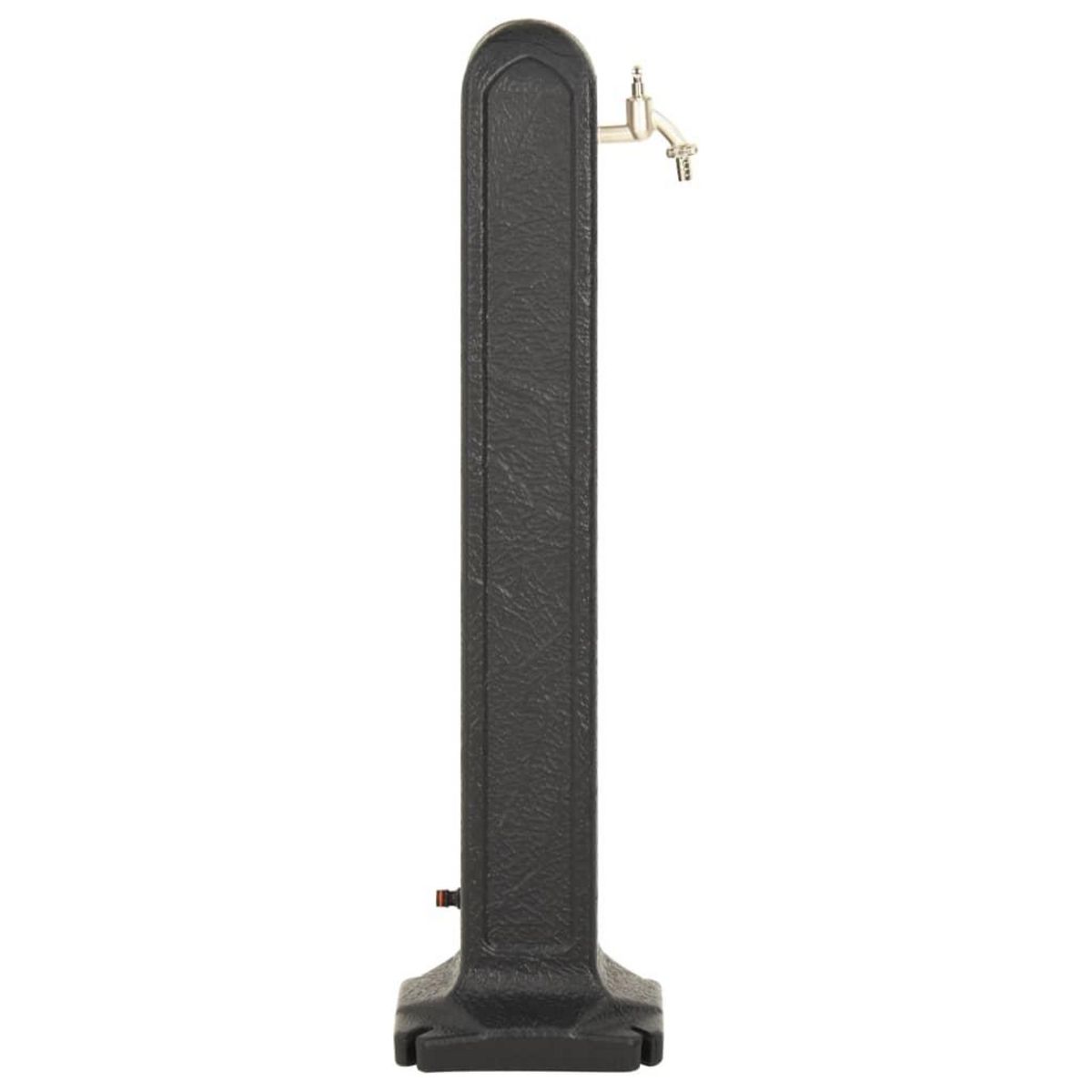 VIDAXL Reservoir de jardin avec robinet Anthracite Aspect de pierre