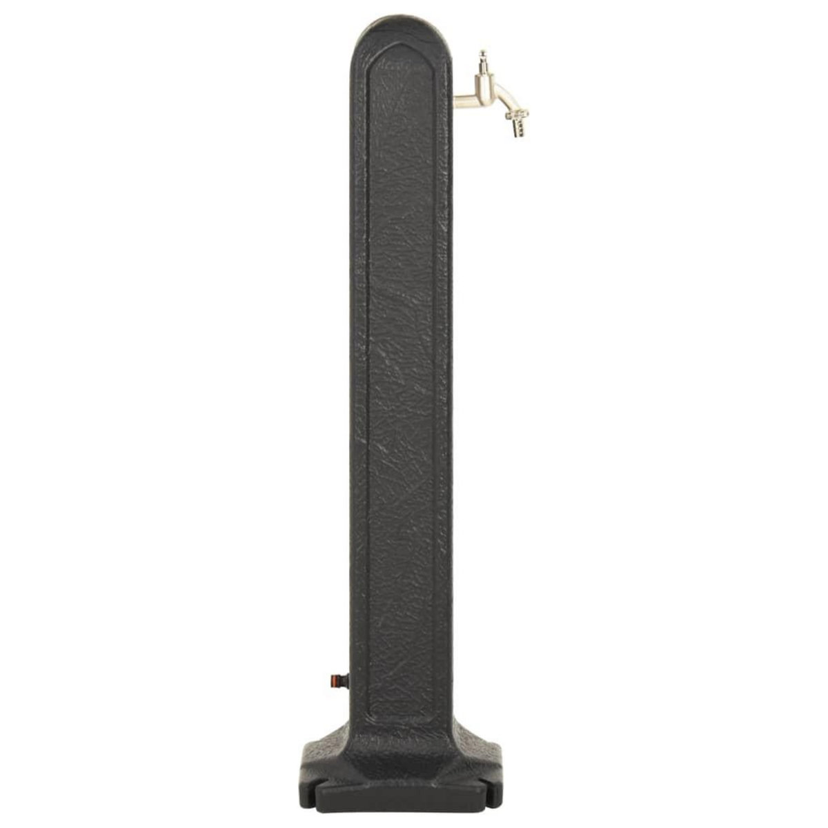 VIDAXL Reservoir de jardin avec robinet Anthracite Aspect de pierre