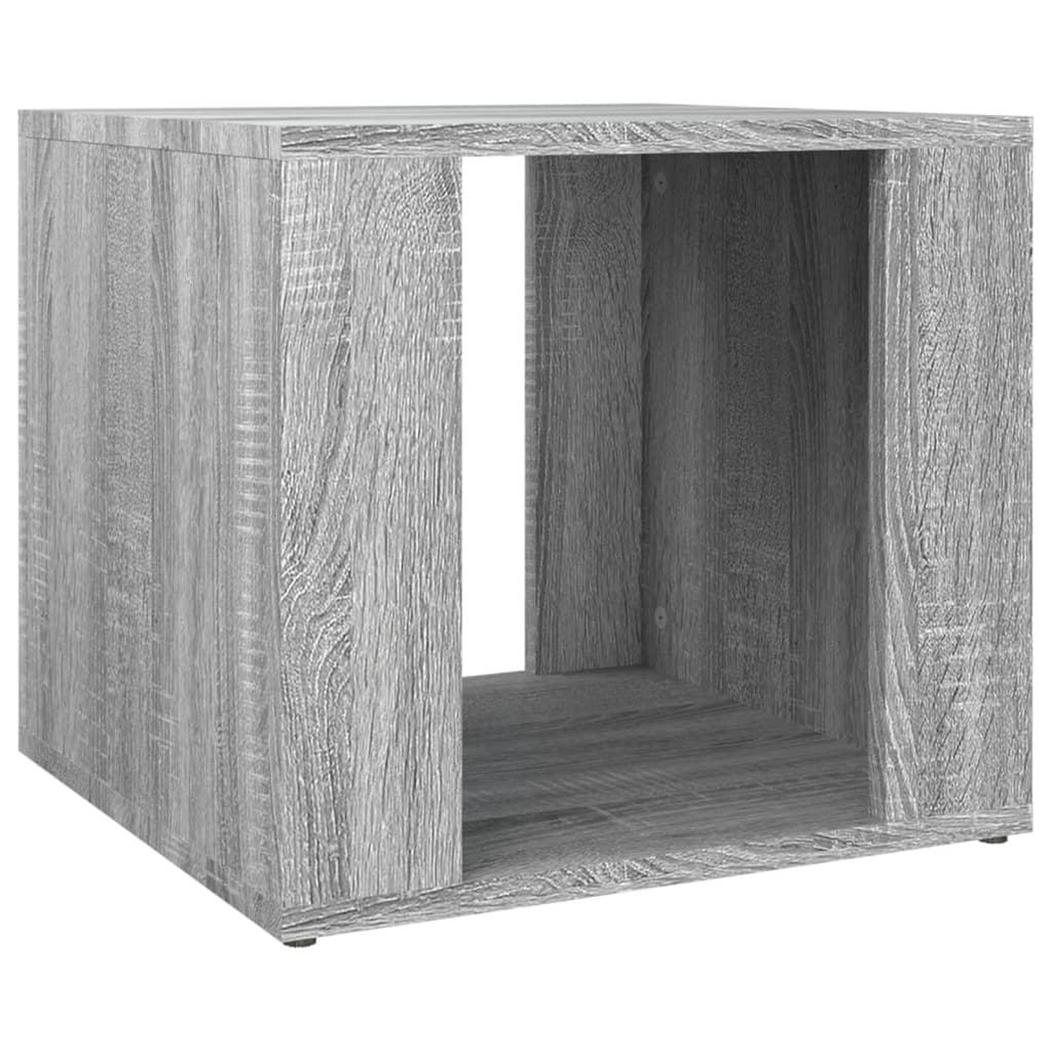 Voir la diapositive 2 : VIDAXL Table de chevet Sonoma gris 41x40x36 cm Bois d'ingenierie