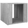 Voir la diapositive 2 : VIDAXL Table de chevet Sonoma gris 41x40x36 cm Bois d'ingenierie