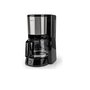 Voir la diapositive 2 : NEDIS Cafetière filtre 12 tasses 1000w noir/argent - KACM260EBK