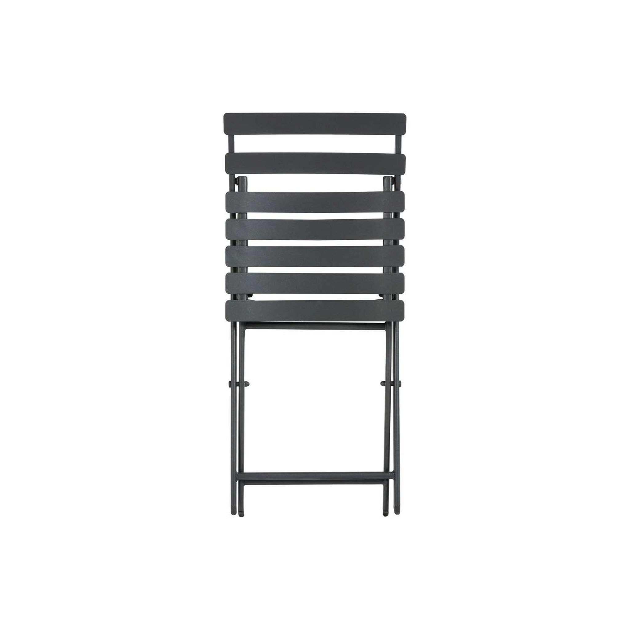 Voir la diapositive 3 : TOILINUX Lot de 2 chaises de jardin pliables en métal greensboro