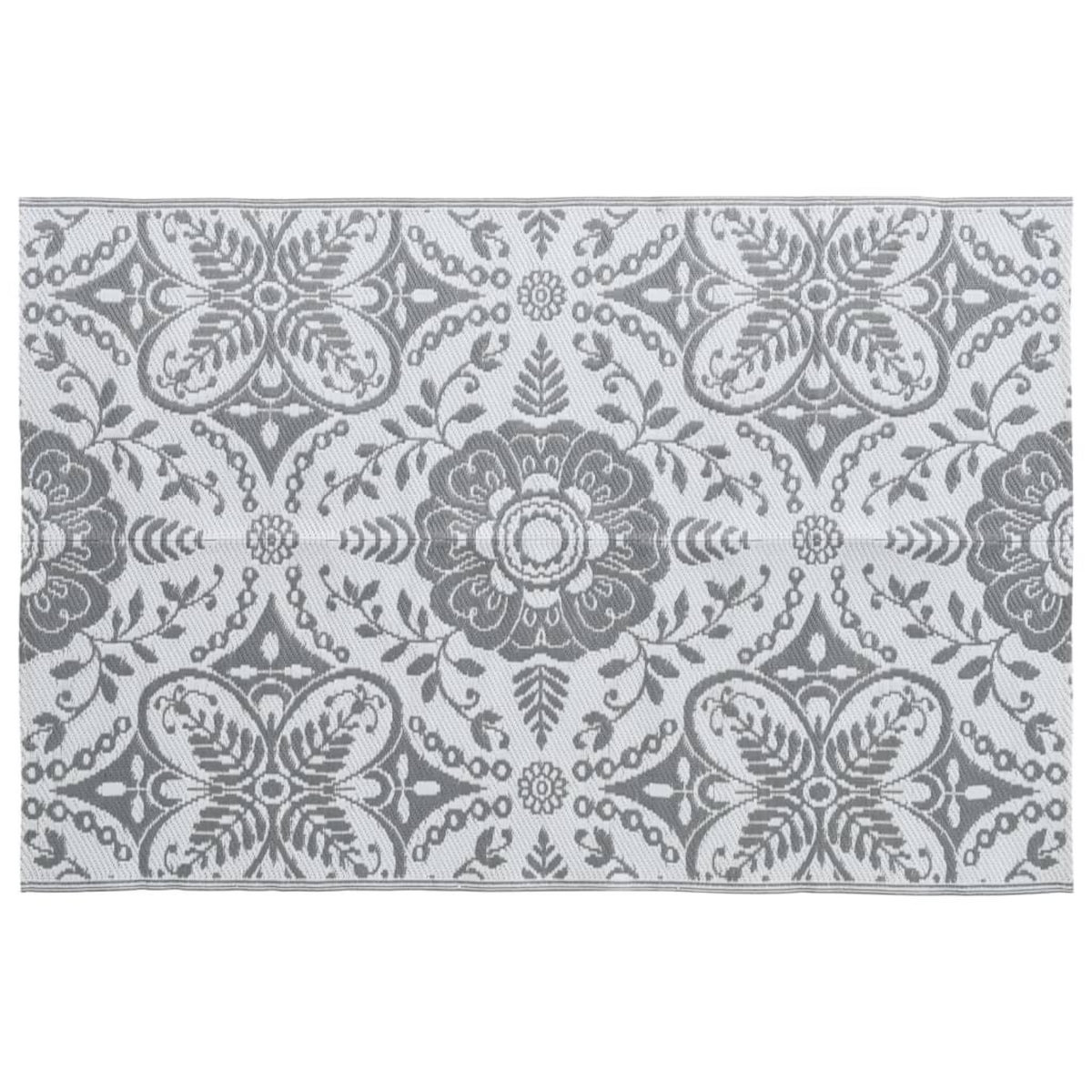 VIDAXL Tapis d'exterieur ARAKIL Gris clair 190x290 cm PP