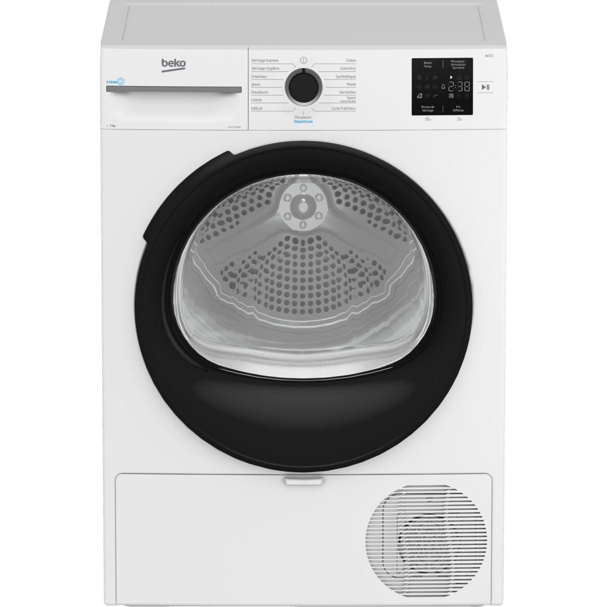 Beko Sèche linge pompe à chaleur D3H17393W