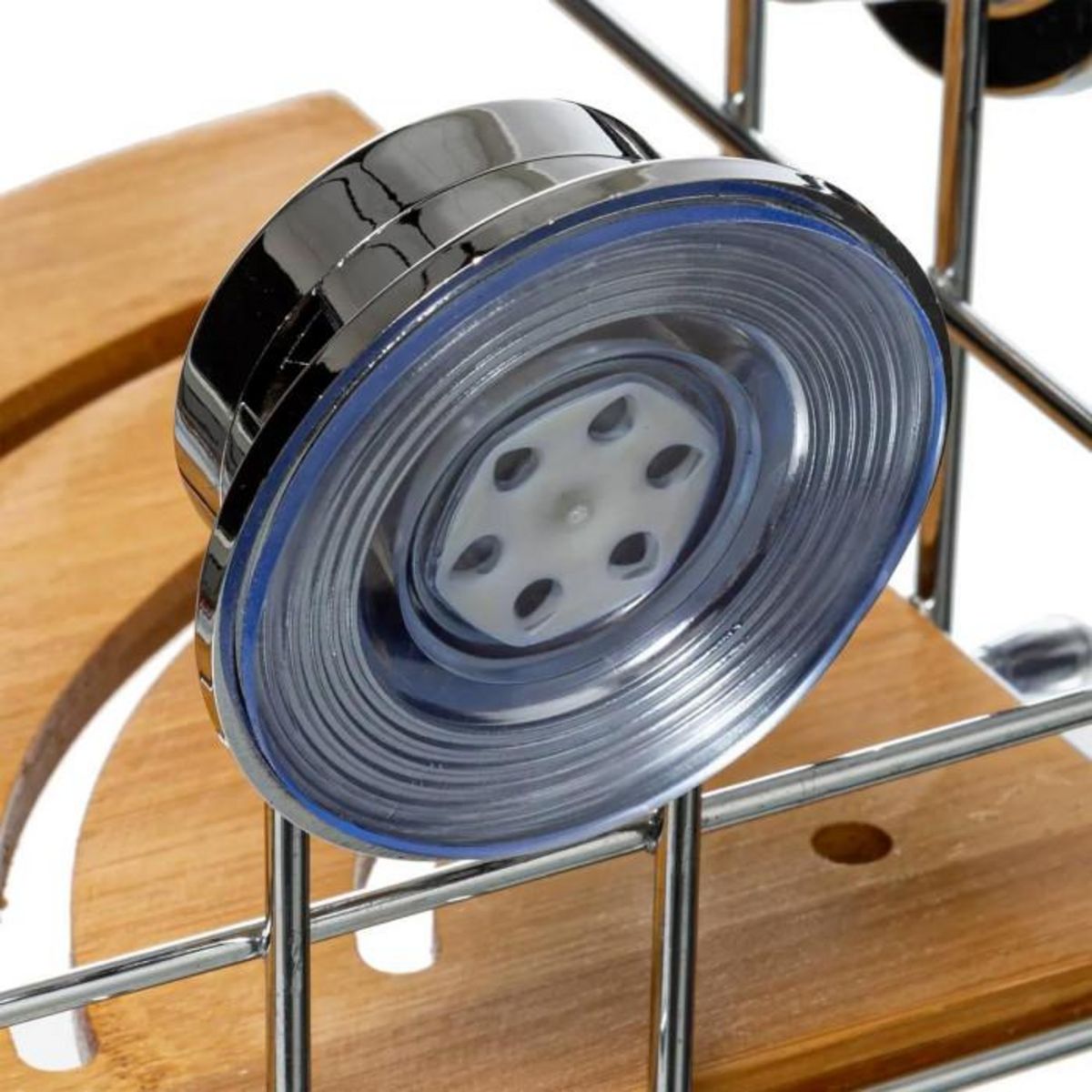 FIVE Etagère d'Angle de Douche  Ventouse  26cm Naturel