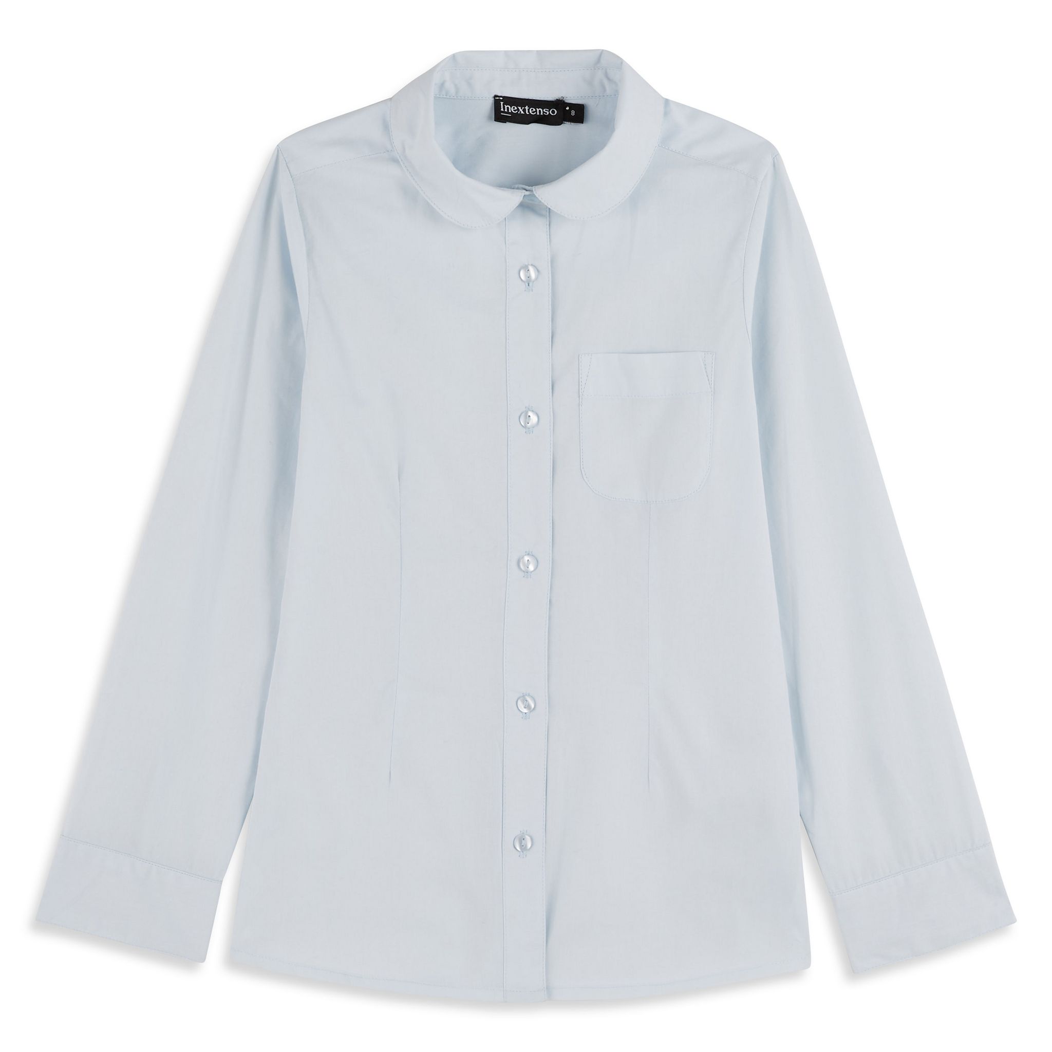 Ensemble Fille Ikks Complices 6 Ans – Chemisier Bleu + Jean – Occasion Très Bon état