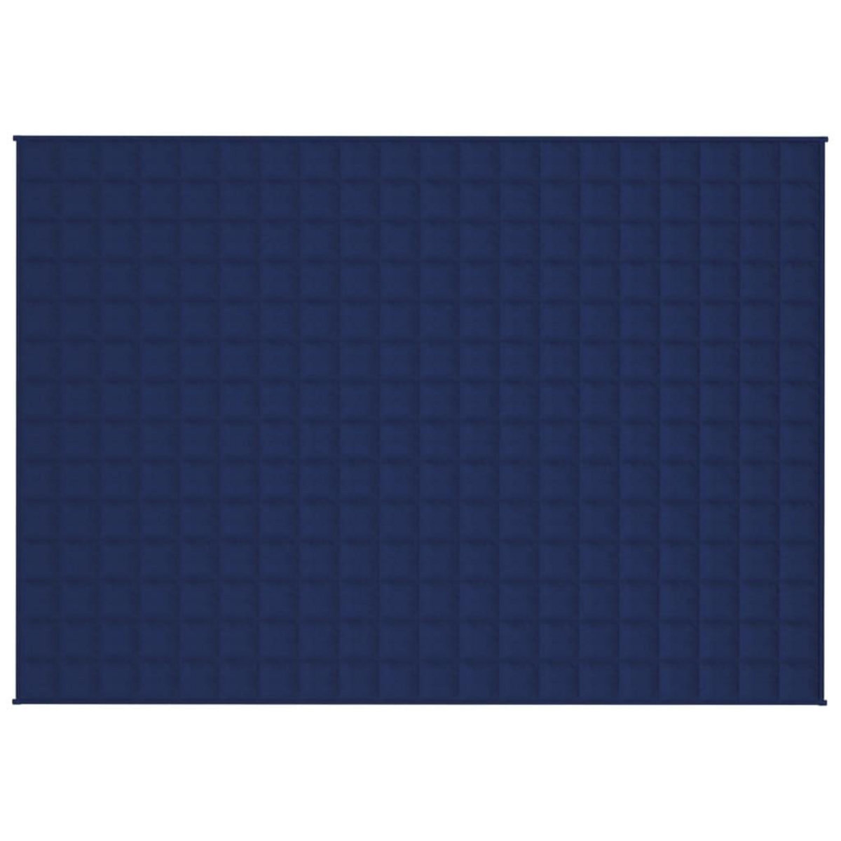 VIDAXL Couverture lestee Bleu 137x200 cm 6 kg Tissu