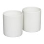 Voir la diapositive 3 : FIVE Lot de 2 Pots à Épices  Céramique  18cm Blanc