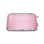 Voir la diapositive 1 : SMEG Grille-pain TSF02PKEU Rose