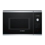 BOSCH Micro-ondes grill encastrable 25l 900w inox - bel554ms0