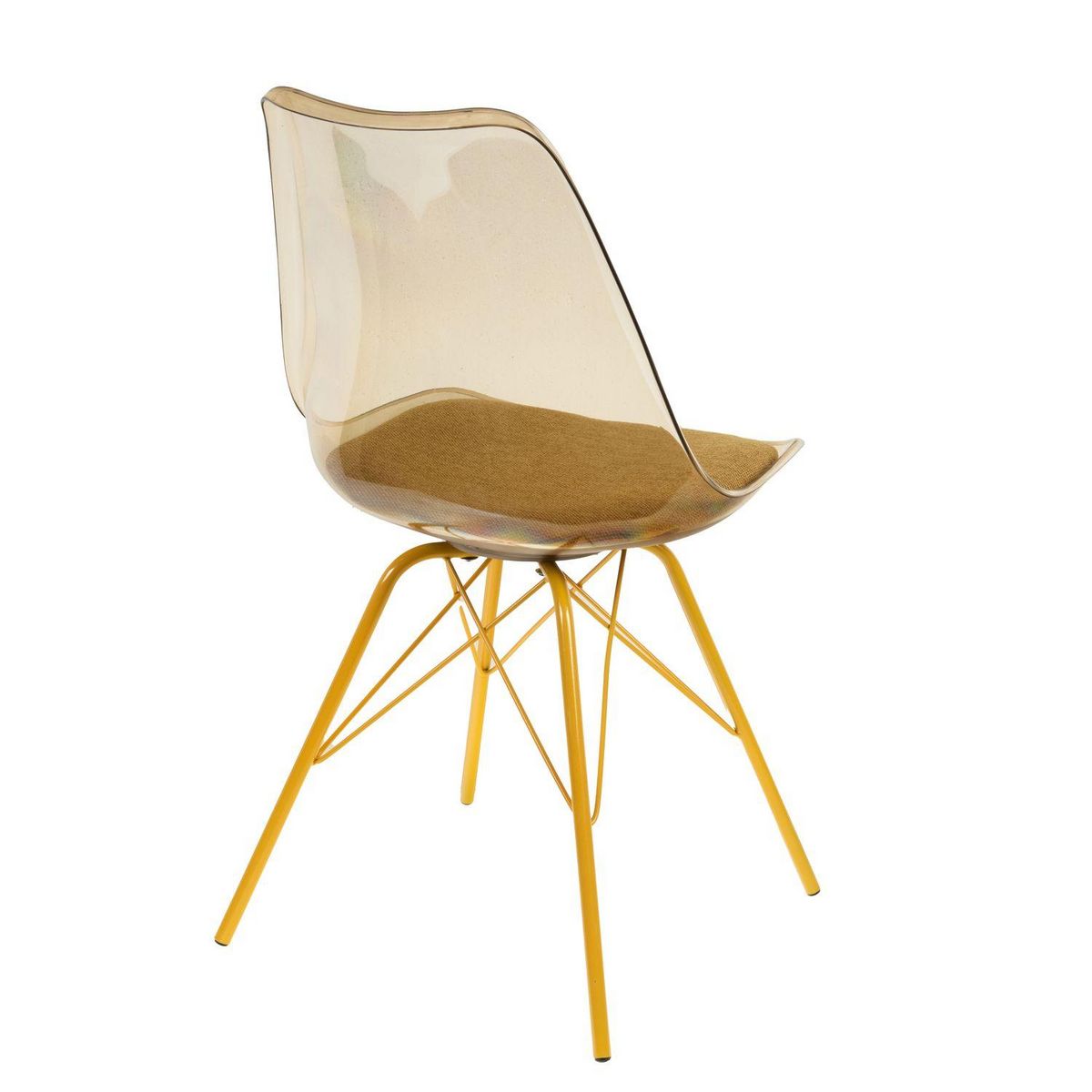 Amadeus Lot de 4 chaises Diane avec coussin d'assise