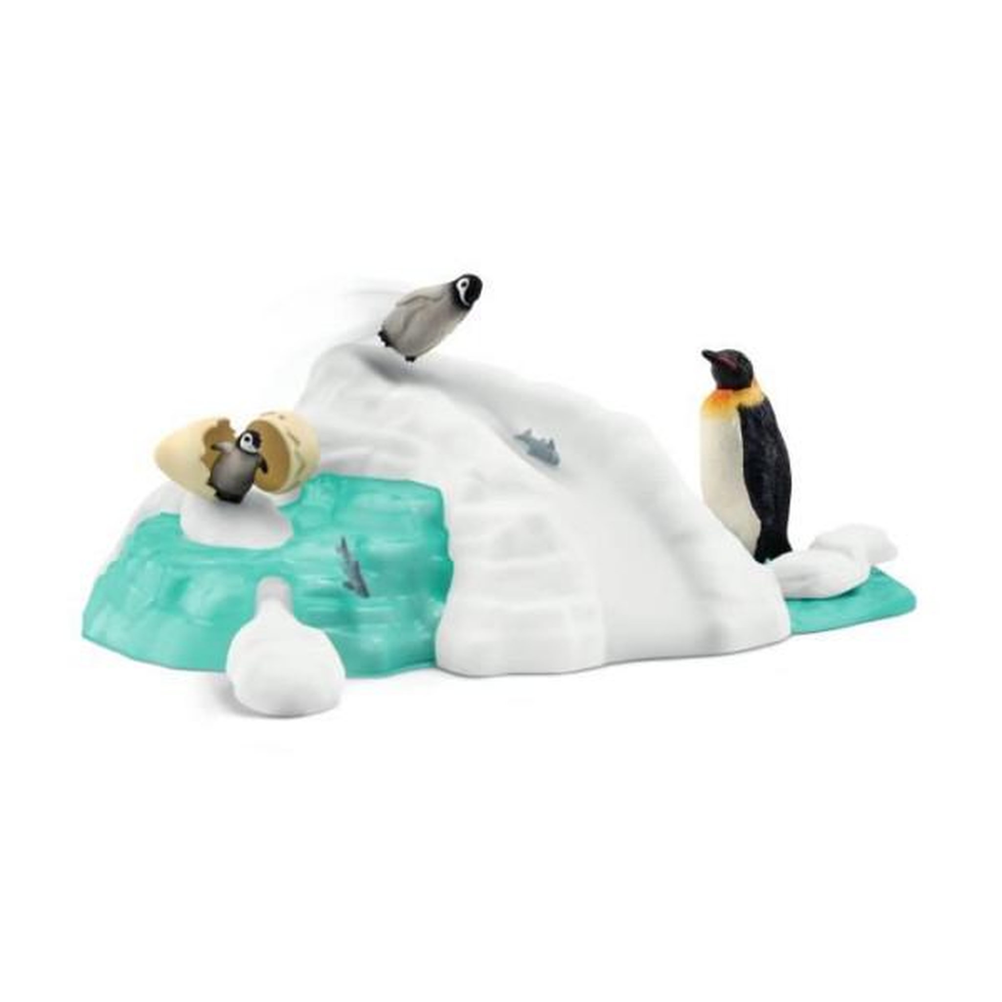 Voir la diapositive 2 : Schleich SCHLEICH- Famille pingouin sur la banquise- 42661- Gamme Wild Life