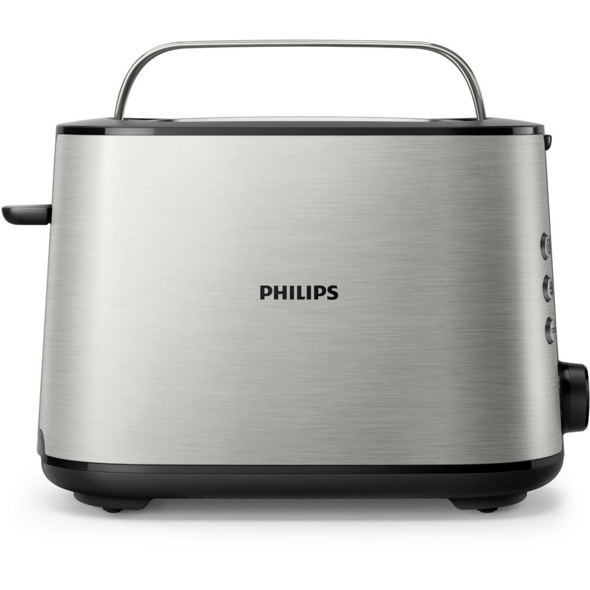 Philips Grille-pain HD2650/90 Toaster Métal, 2 fentes, 950W