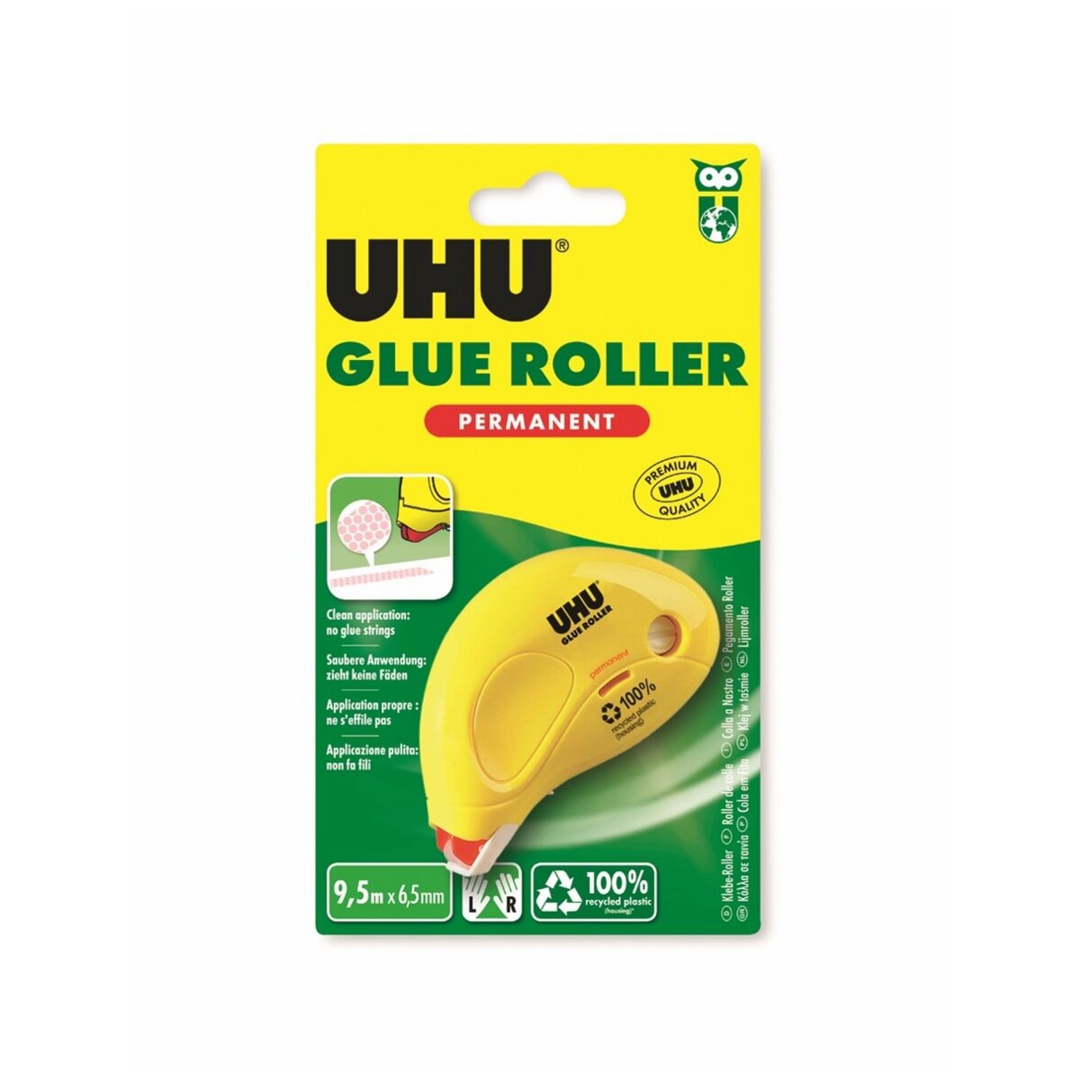 UHU  Roller de colle Dry and Clean 6.5x8.5mm