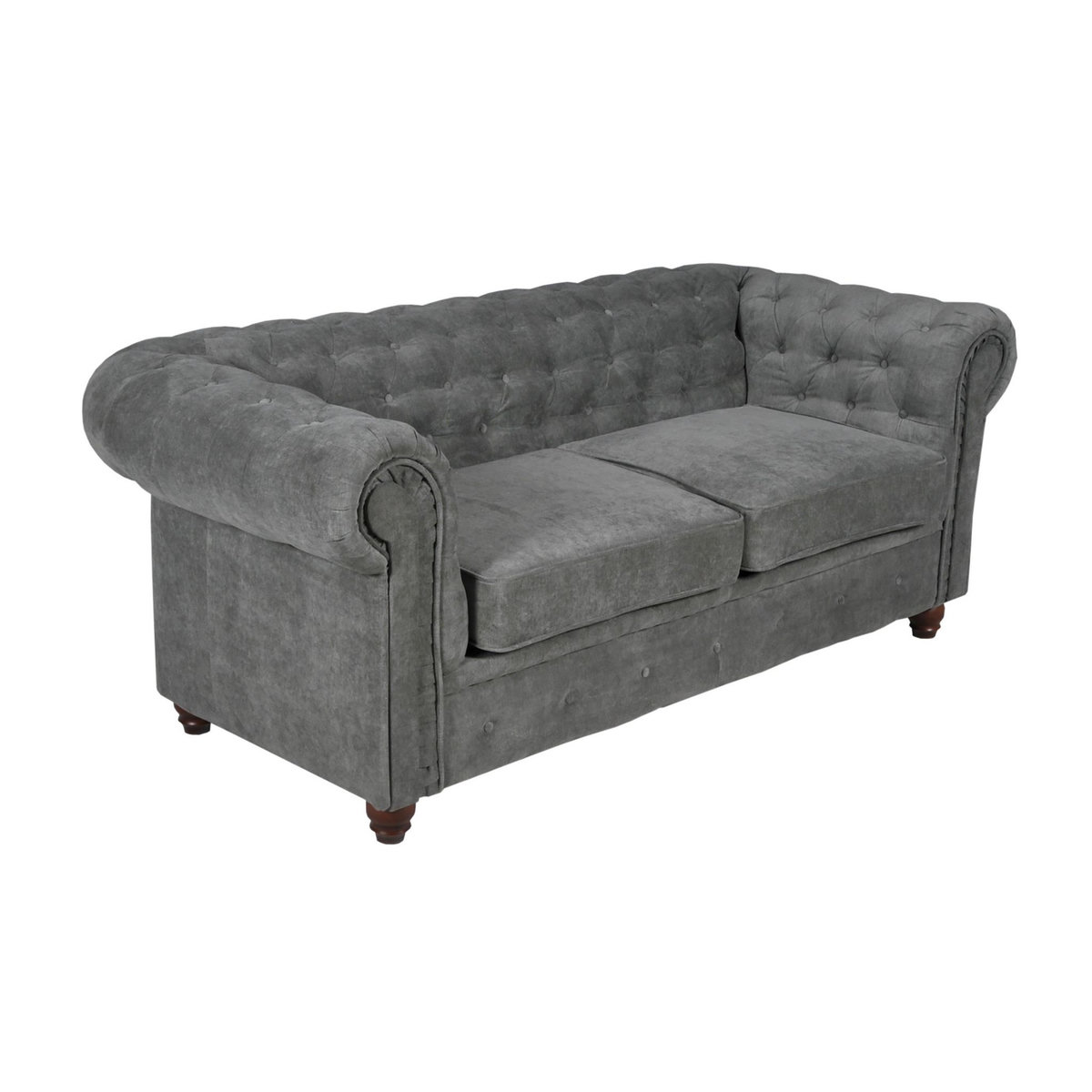 Canapé capitonné 2 places CHESTERFIELD