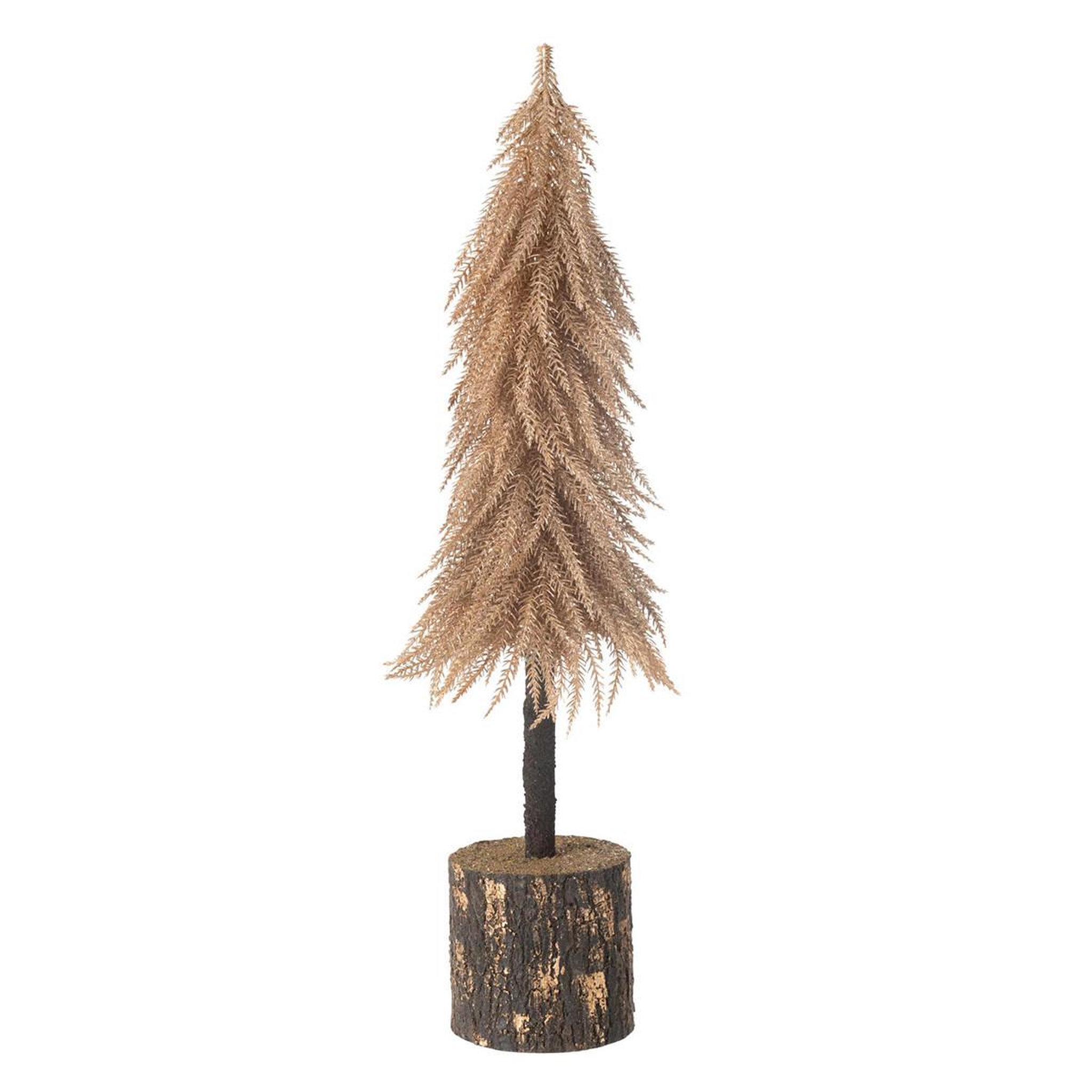 J-LINE Sapin de noël déco  jayson  60cm cuivre