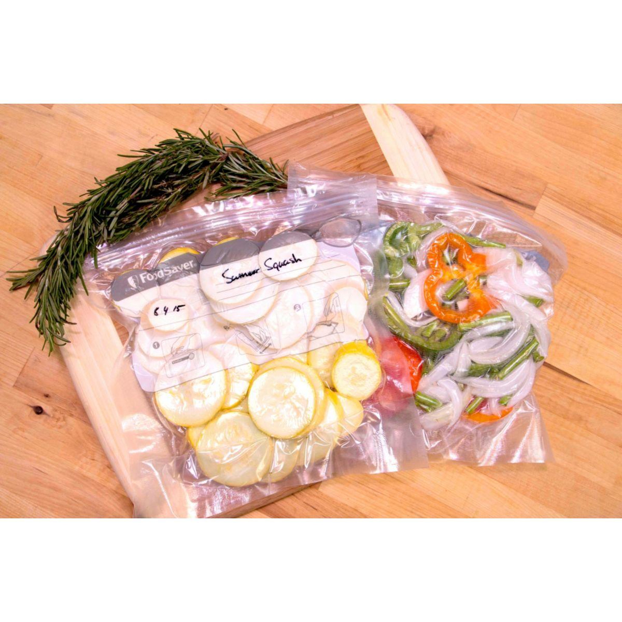 Voir la diapositive 4 : FOODSAVER Sac de conservation fvb016x01 lot 20 sacs avec zip 3.79l