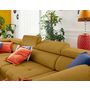 Voir la diapositive 4 : LISA DESIGN Merida - canapé panoramique en u - 7 places - convertible avec coffres et têtières réglables - en velours