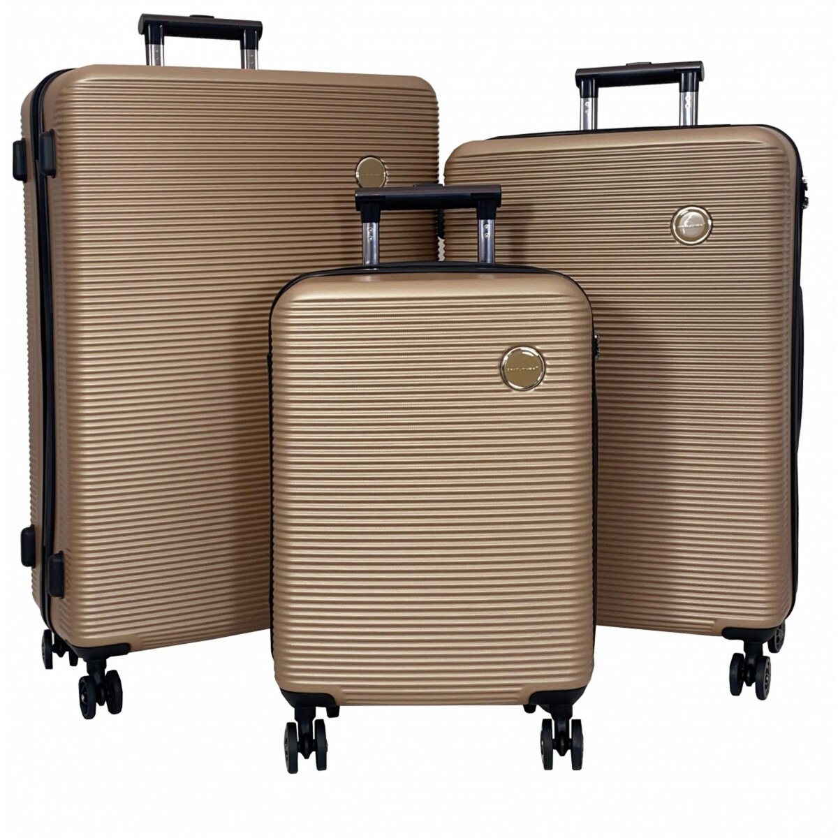 Lot 3 Valises Rigides dont 1 Valise Cabine ABS