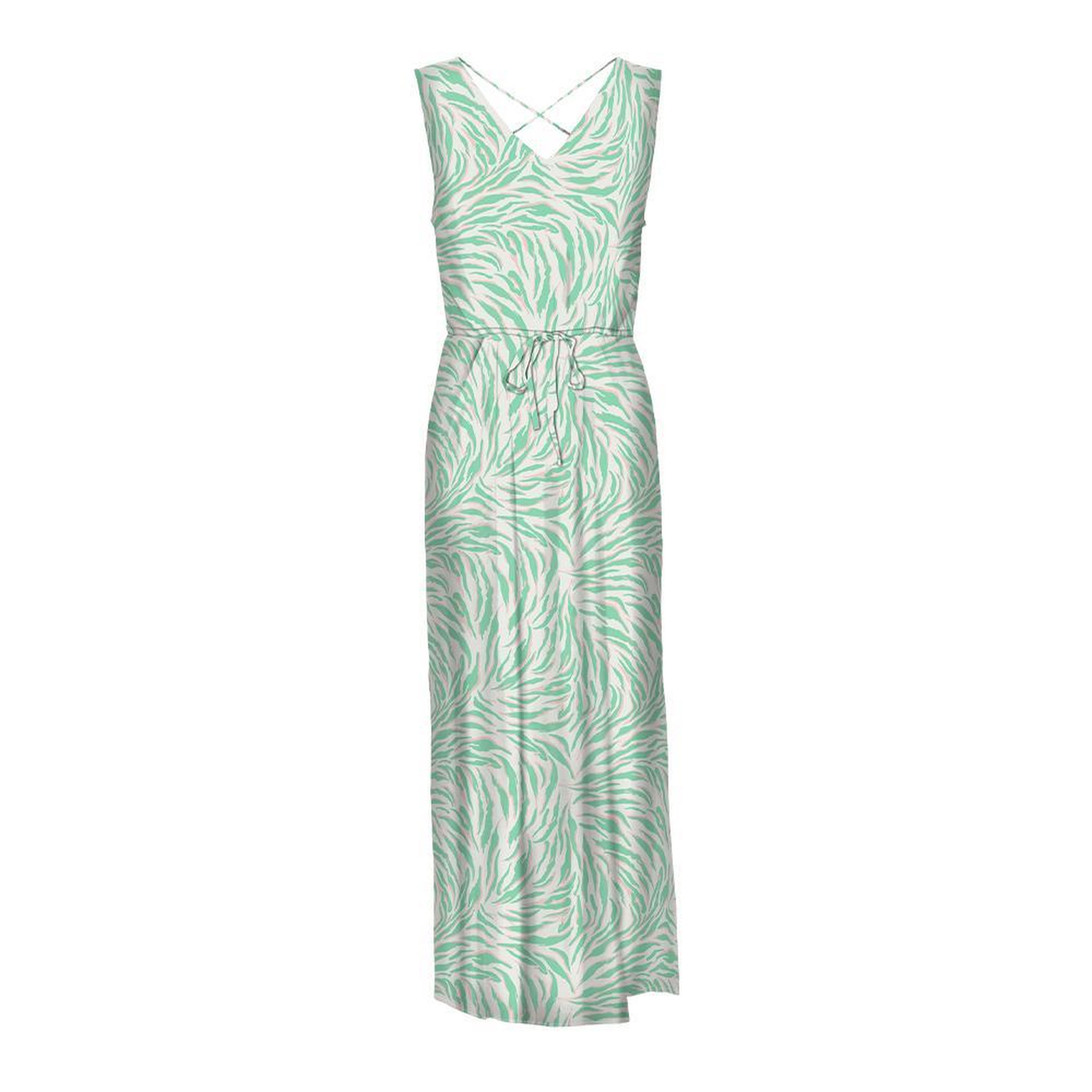 Voir la diapositive 2 : Vero Moda Robe Verte/Beige Femme Vero Moda Easy Joy
