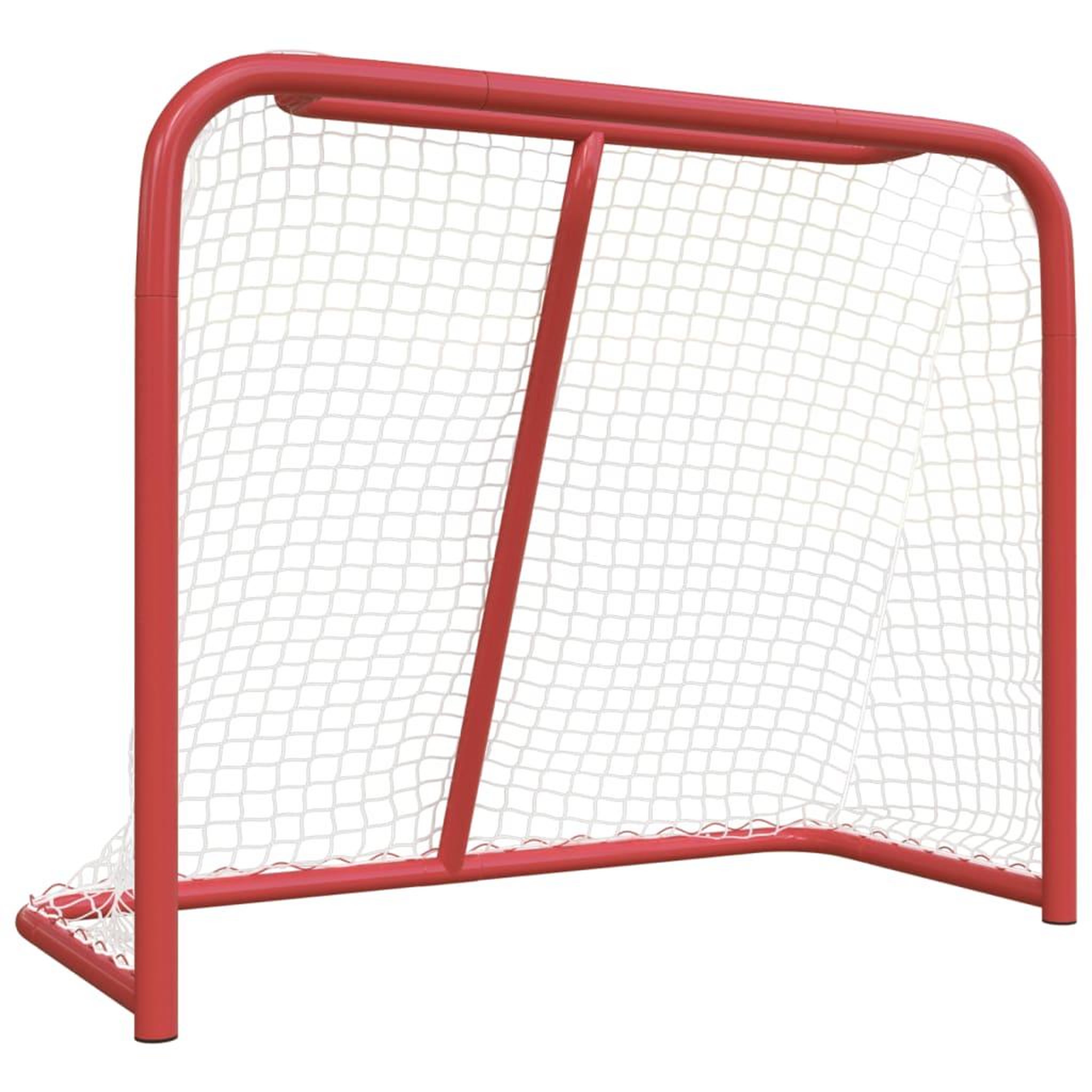 Voir la diapositive 2 : VIDAXL But de hockey rouge et blanc 183x71x122 cm polyester