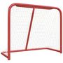 Voir la diapositive 2 : VIDAXL But de hockey rouge et blanc 183x71x122 cm polyester