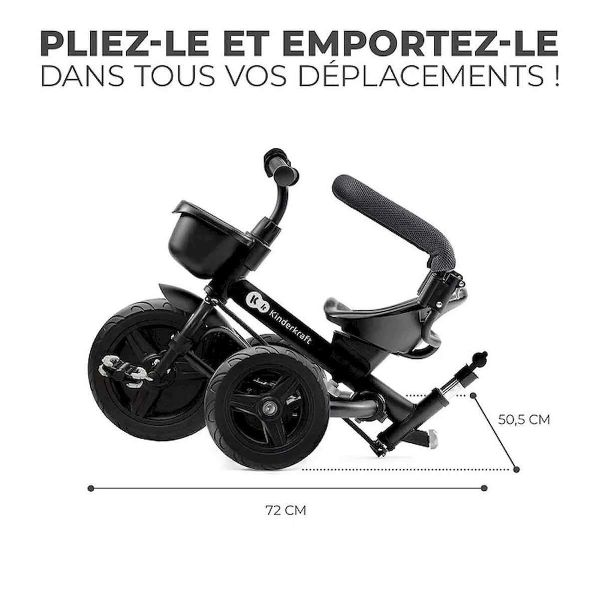 KINDERKRAFT Tricycle évolutif Aveo bébé