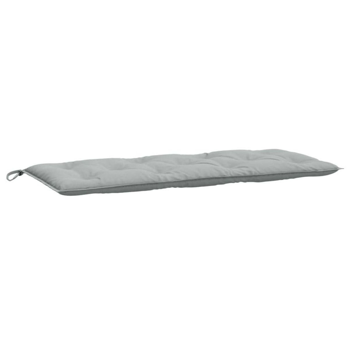 VIDAXL Coussin de banc de jardin gris clair melange 120x50x7 cm tissu