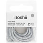 Voir la diapositive 1 : RICO DESIGN Itoshii pack 2 cordons 2 tailles argente