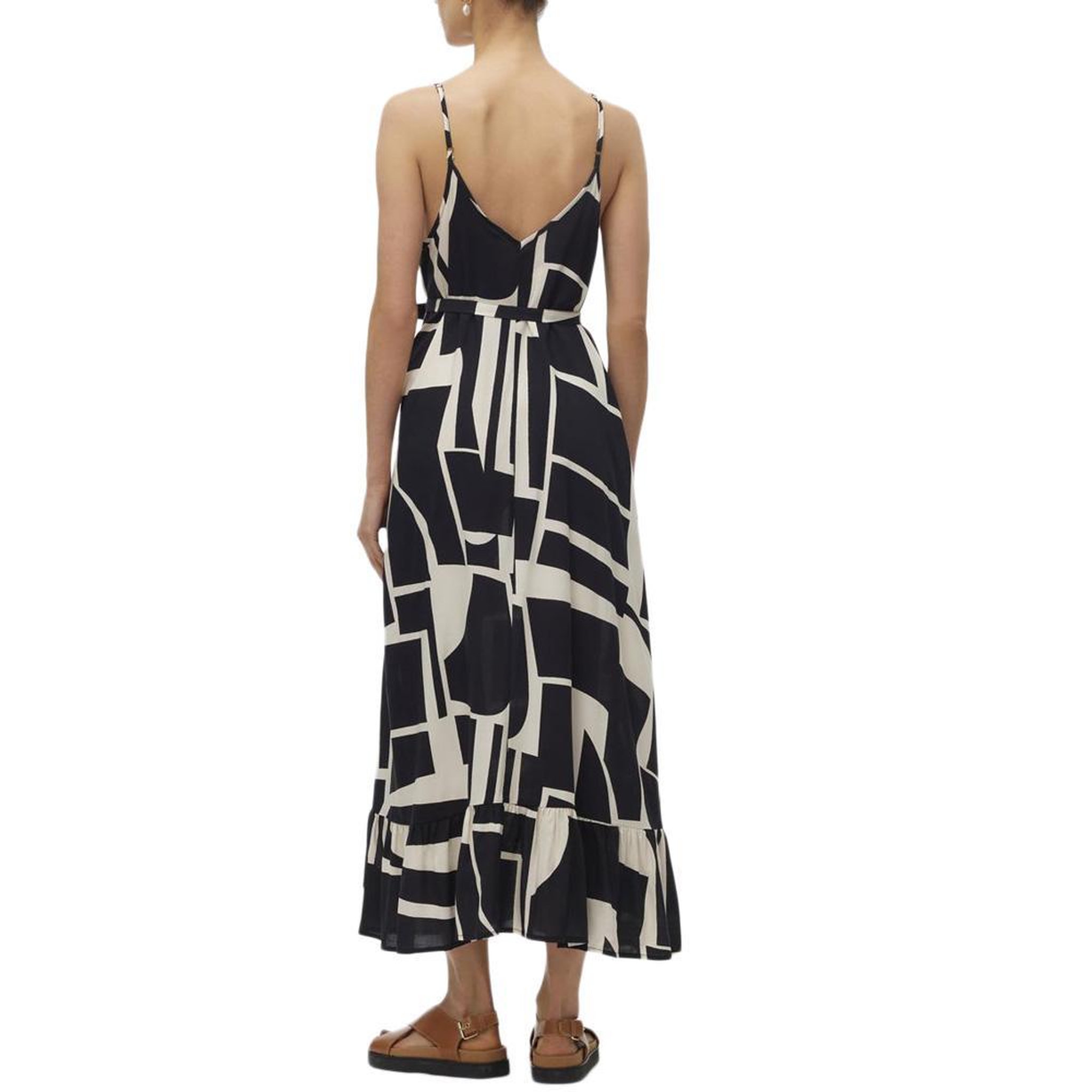 Voir la diapositive 2 : Vero Moda Robe Noir/Beige Femme Vero Moda Easy