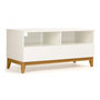 Voir la diapositive 1 : Paris Prix Meuble TV Design  Blanco  120cm Blanc