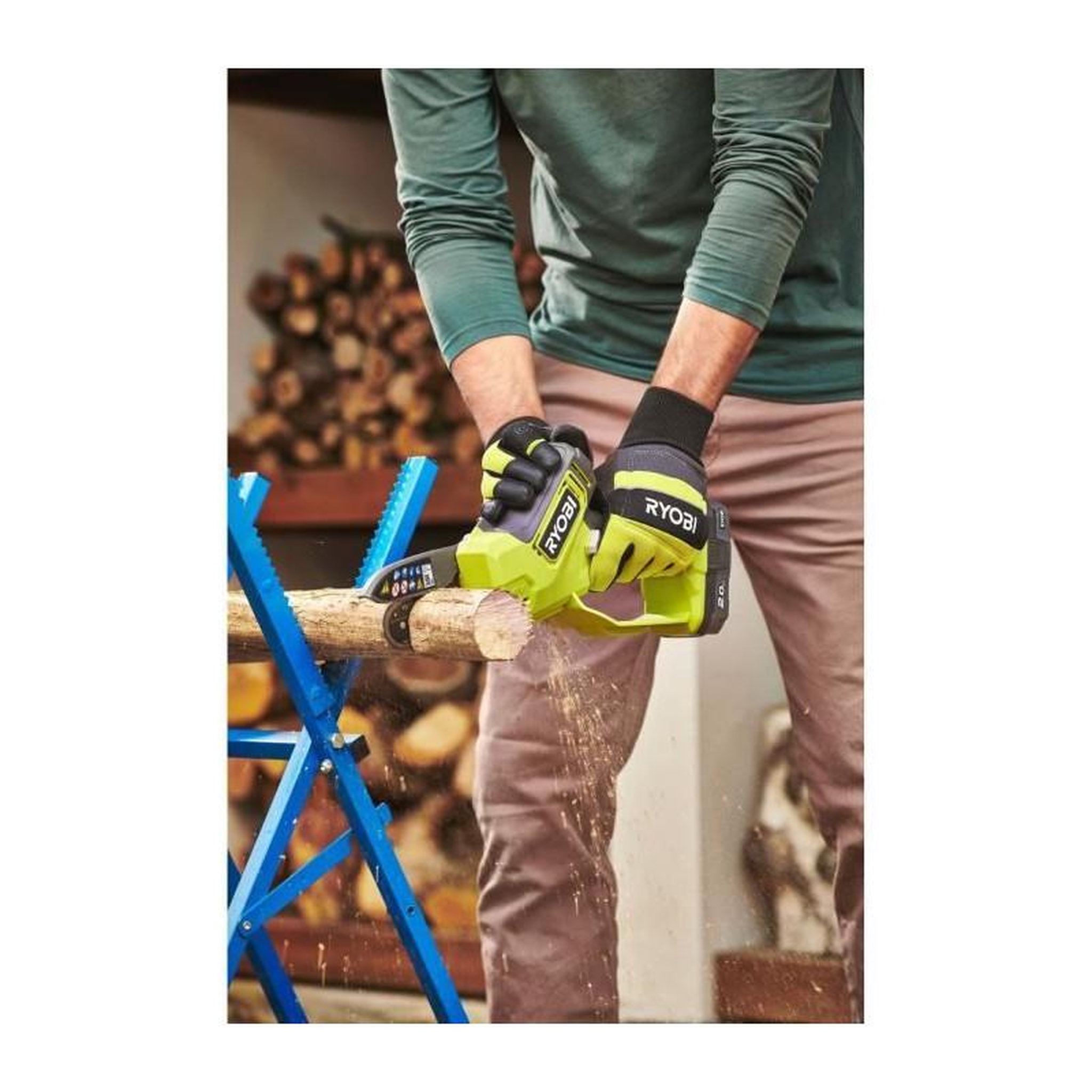 Voir la diapositive 4 : Ryobi Élagueur à main ryobi - ry18psx10a-0 - 18v one+ - sans batterie ni chargeur