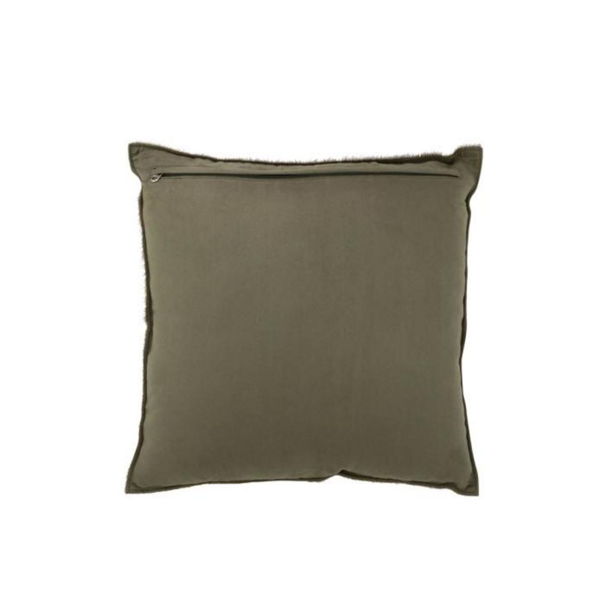 Paris Prix Coussin Effet Peau  Norbert  45x45cm Vert Olive