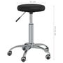 Voir la diapositive 6 : VIDAXL Chaise pivotante de bureau Noir Similicuir