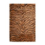 Paris Prix Tapis Rétro Motif Imprimé  Sinai  Marron Foncé. Coloris disponibles : Marron