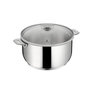 Voir la diapositive 2 : Lagostina Casserole inox 20cm sans poignée + couvercle verre - 012138031214